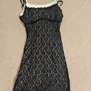 Elegant Black Lace Bodysuit